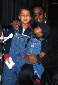 Sean Puffy Combs with his sons, Justin and Christian NY, 1999, NY.jpg